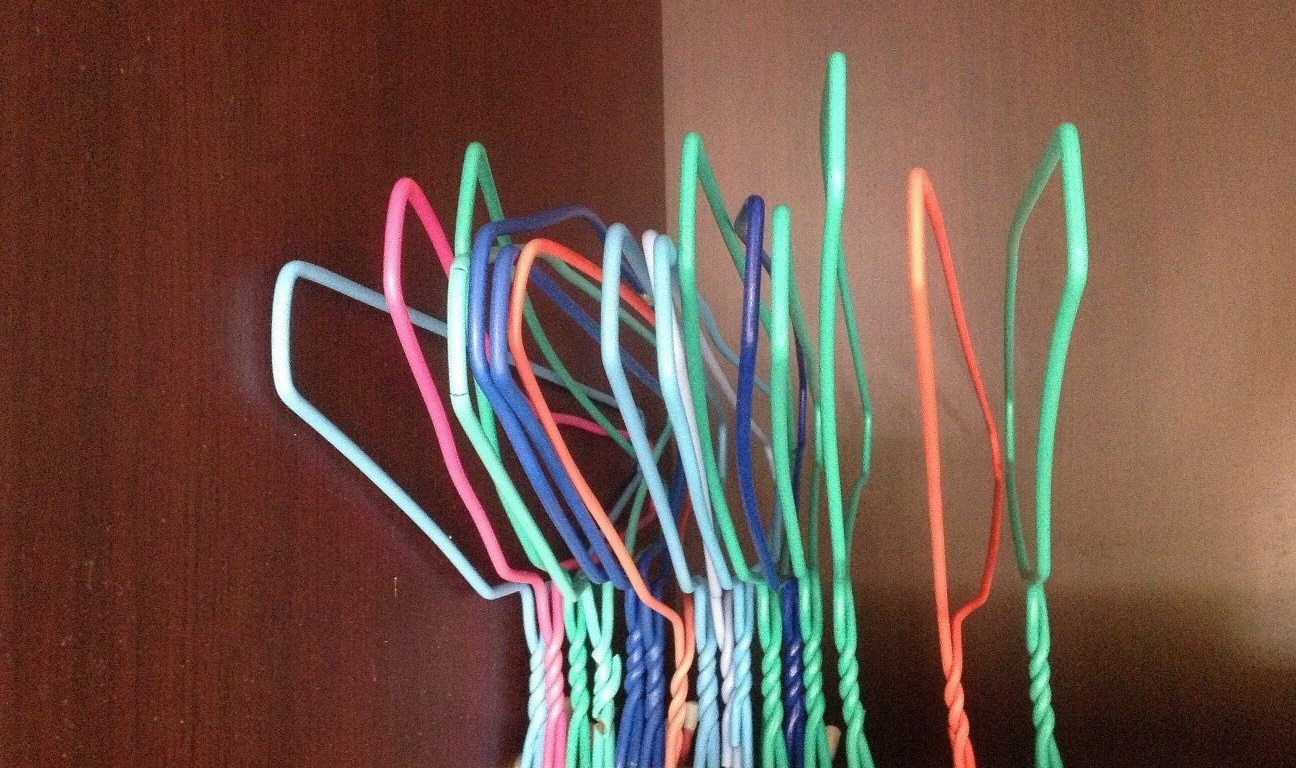 doncharisma, don charisma, Upside-down coat hangers