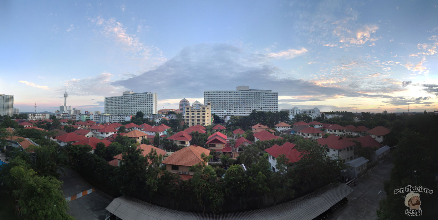 DonCharisma.com, Don Charisma, Thailand Balcony Panorama Aug-2013