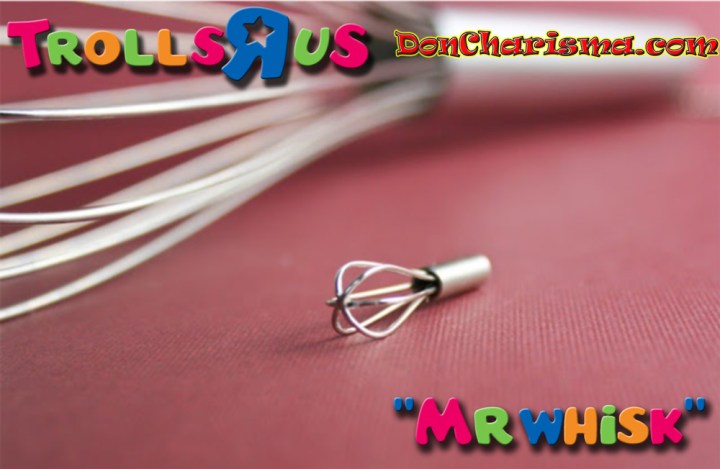 DonCharisma.com, Don Charisma, Trolls-R-Us Mr Whisk