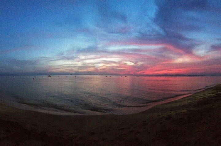 DonCharisma.org Beach Sunset Panorama Experimental iPhone Double Pano PTGUI