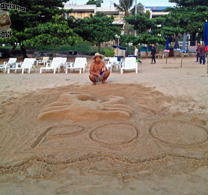 DonCharisma.org Poo Sand Sculpture Crab