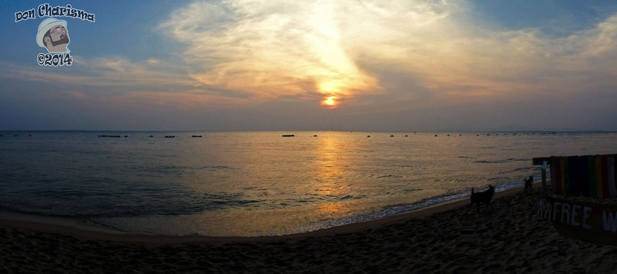 Beach Sunset Panorama, iPhone And Photoshop :)