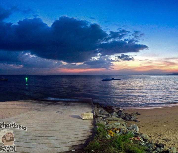 DonCharisma.org Slipway Sunset Panorama PS-5w-x-2h-P