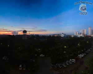 DonCharisma.org Top Floor Sunrise Panorama (Full) PTGui-8w-x-2h-P
