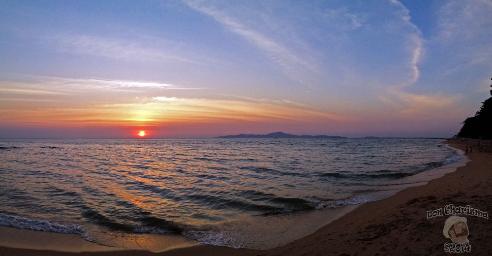 Beach Sunset Panorama