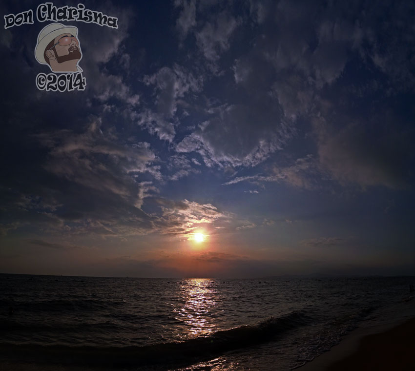 Beach Sunset Panorama … Today !
