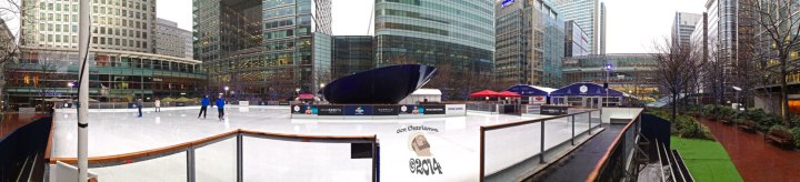 DonCharisma.org Ice Rink Canada Square - Canary Wharf iPhone