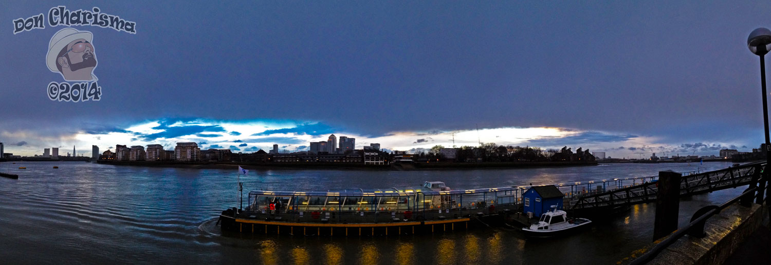 Stormy Sunset Over Greenwich Pier
