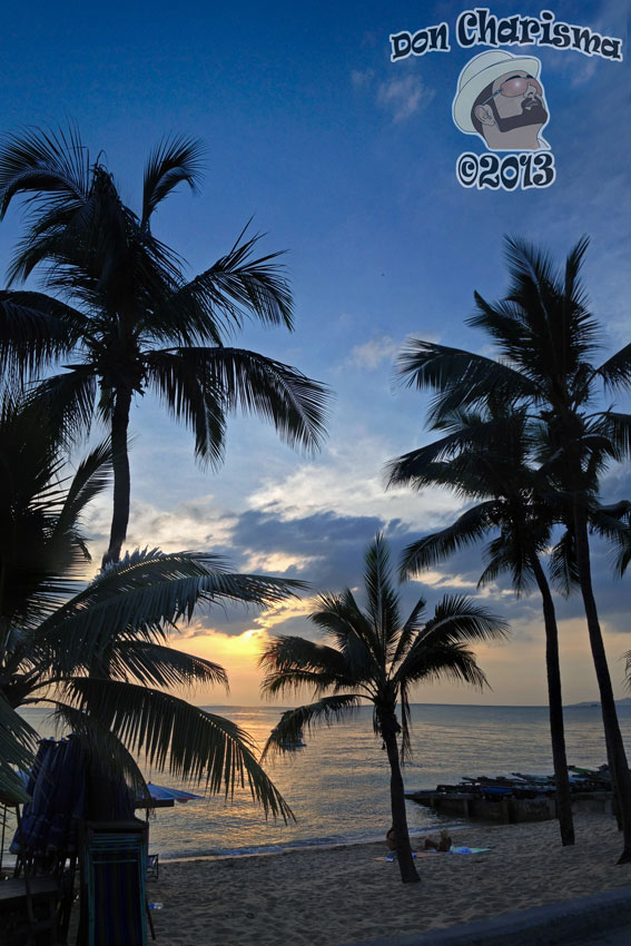 DonCharisma.org-Beach-Sunset-Palms-Towerama-PTGui-1w-x-4h-P