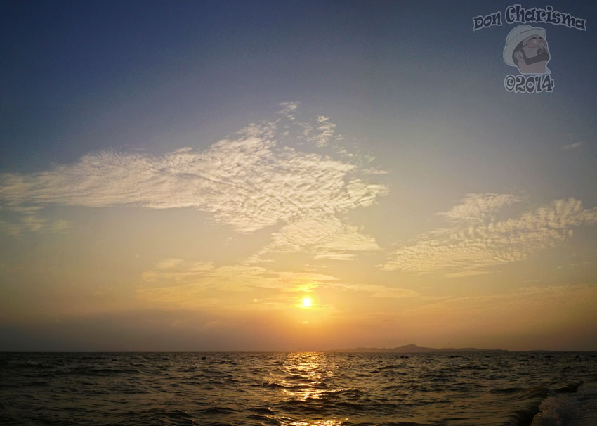 Today’s Huge Sky Ocean Sunset Panorama