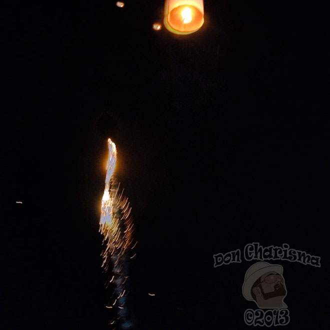 Sky Lantern And Firework – Loy Catong Festival