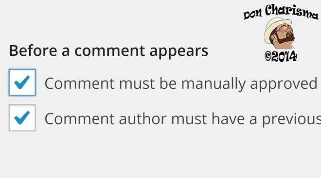 DonCharisma.org-Manually-Approved-Comments
