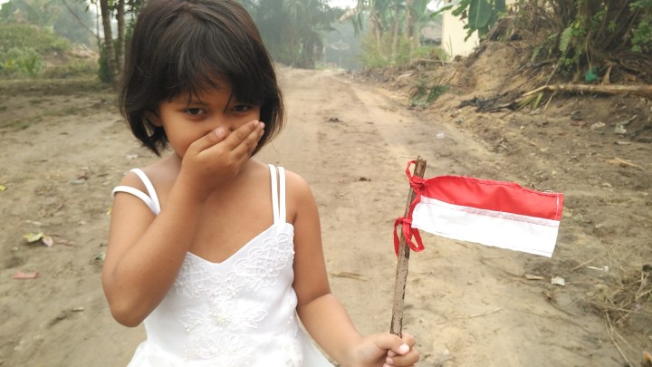 child,cute,young,DON CHARISMA,indonesian,flag,aflutter,homeland,indonesian flag,unhappy,riau,youth,girl,portrait