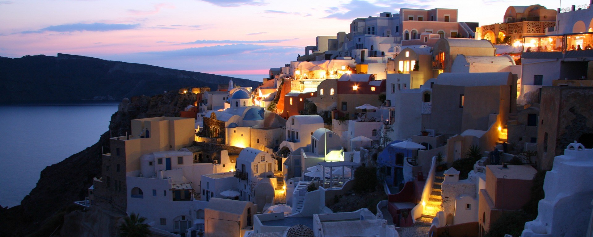 santorini,island,greece,cyclades,greek island,white houses,caldera,vacations,tourism,blue,abendstimmung, Ithaka, DON CHARISMA