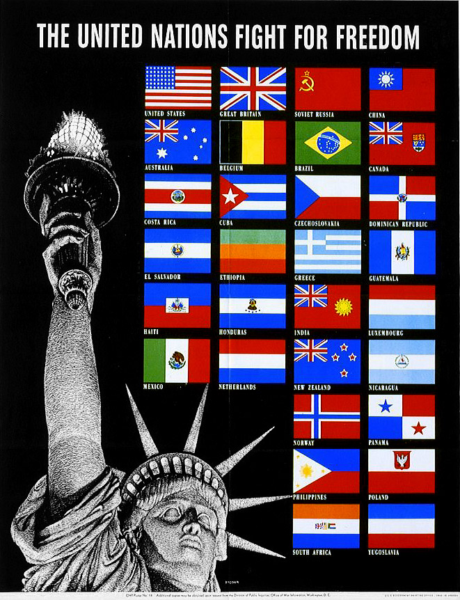 DON CHARISMA, United Nations Fight for Freedom poster